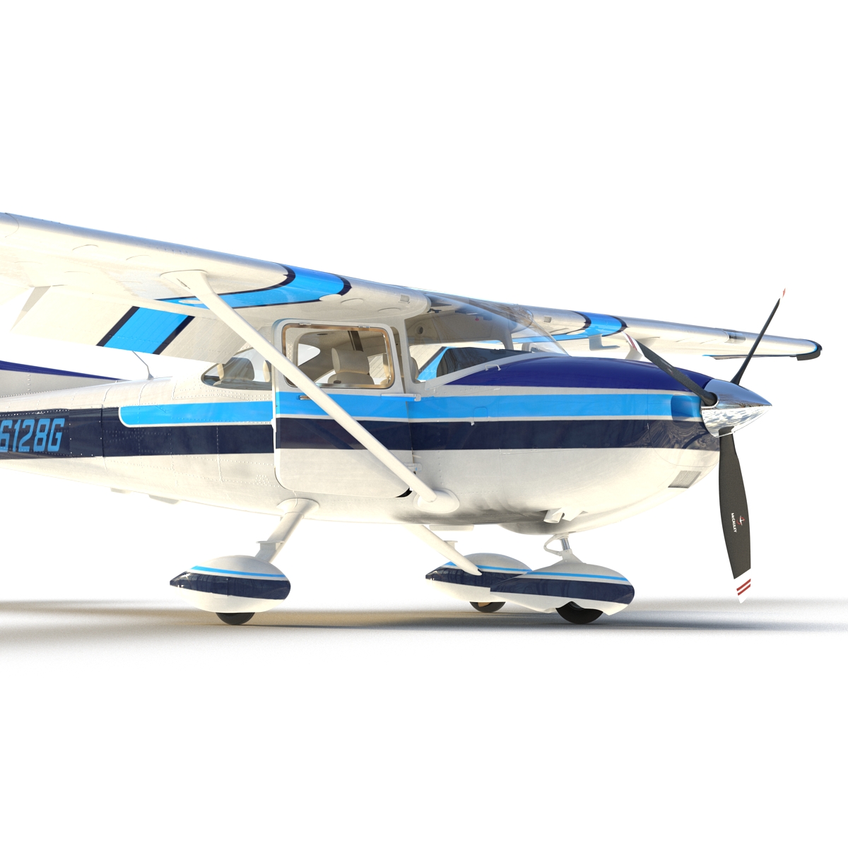 3D Cessna 182 Skylane model