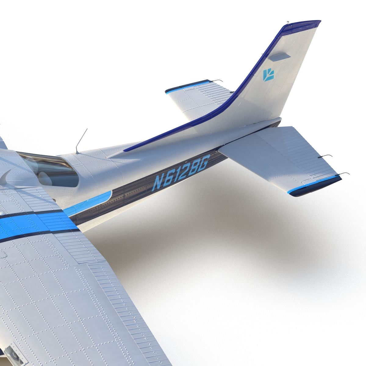 3D Cessna 182 Skylane model