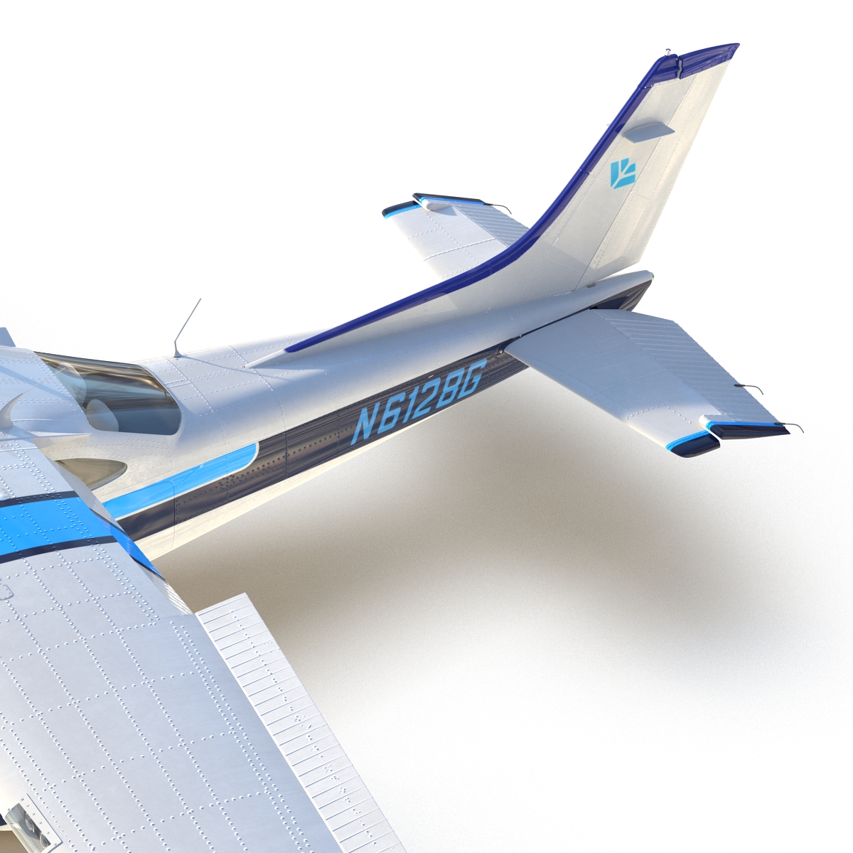 3D Cessna 182 Skylane model