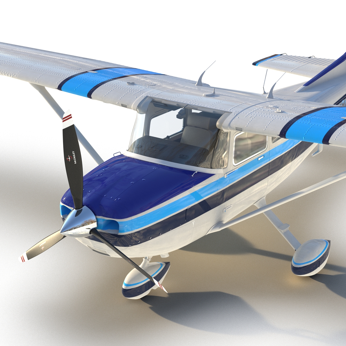 3D Cessna 182 Skylane model