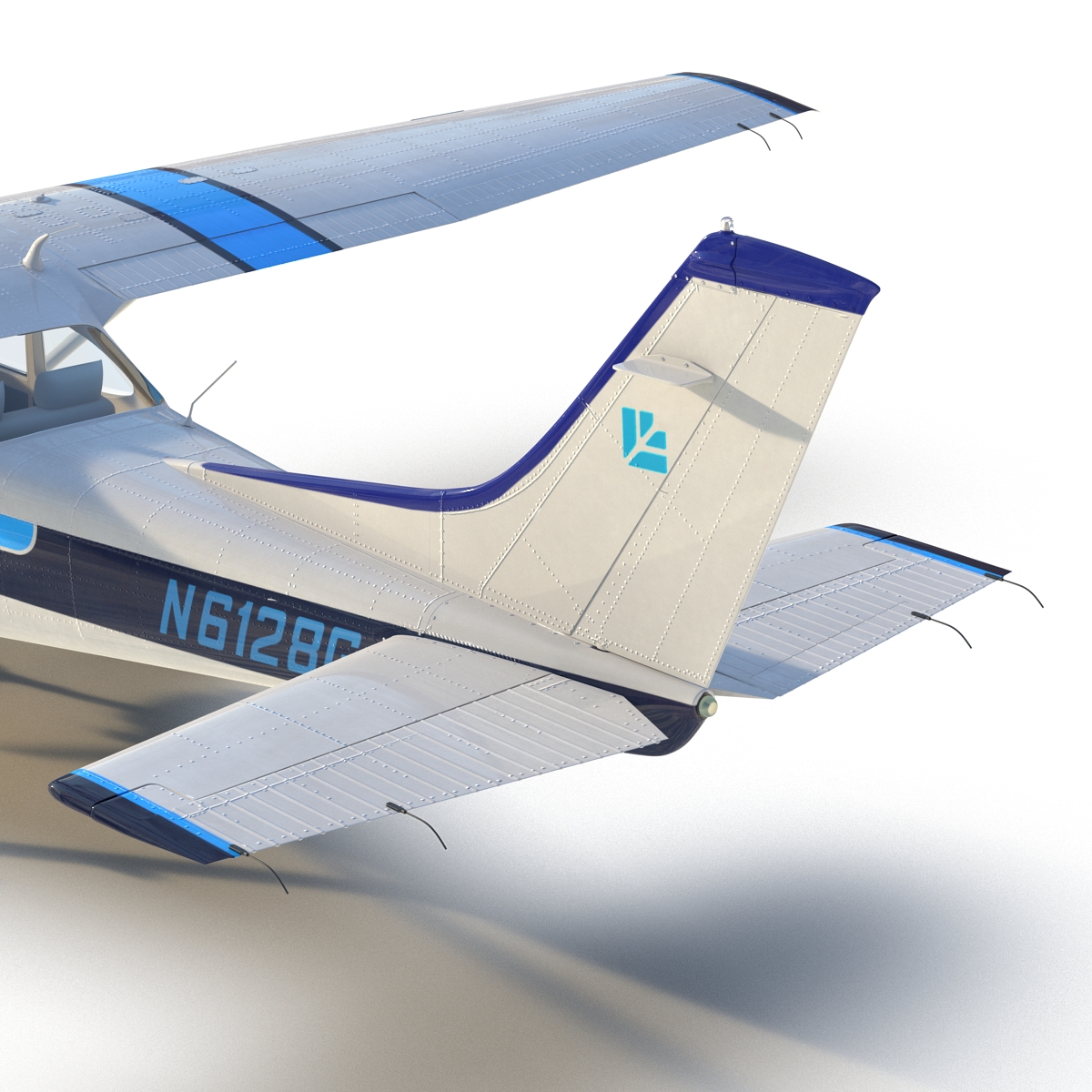 3D Cessna 182 Skylane model