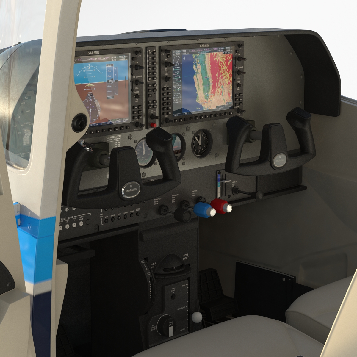 3D Cessna 182 Skylane model