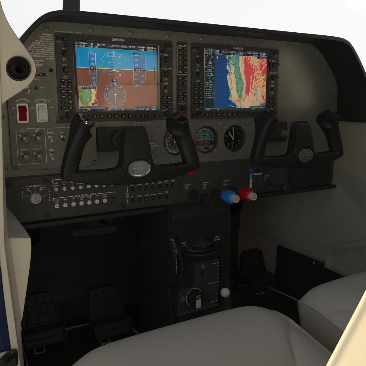 3D Cessna 182 Skylane model