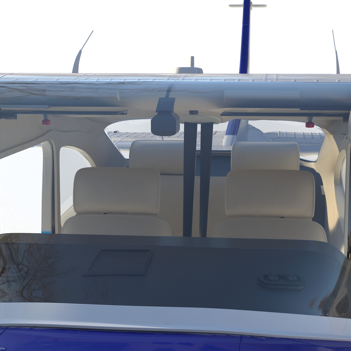 3D Cessna 182 Skylane model