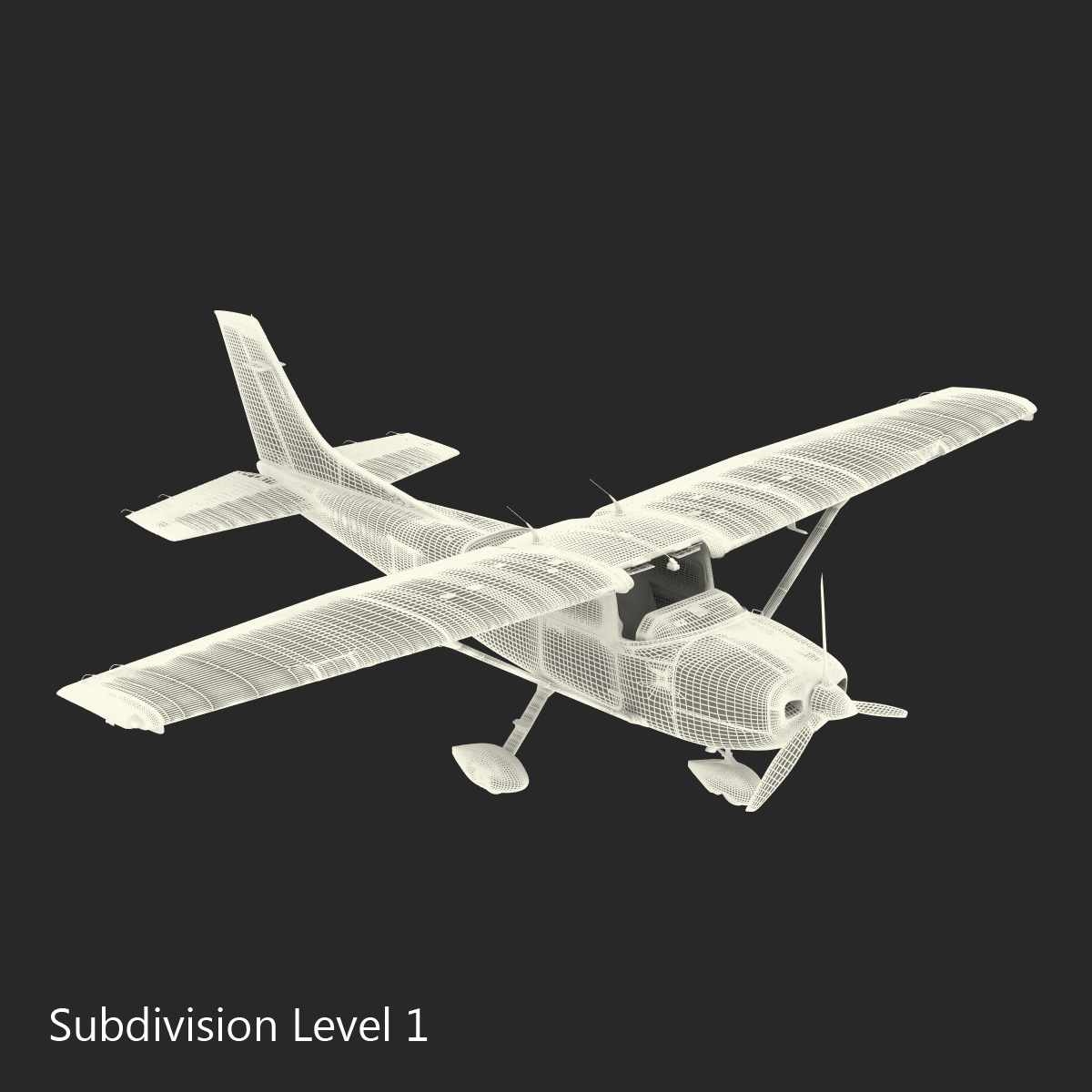 3D Cessna 182 Skylane model