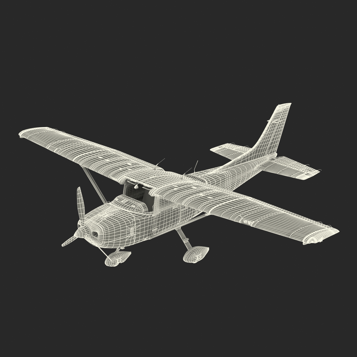 3D Cessna 182 Skylane model