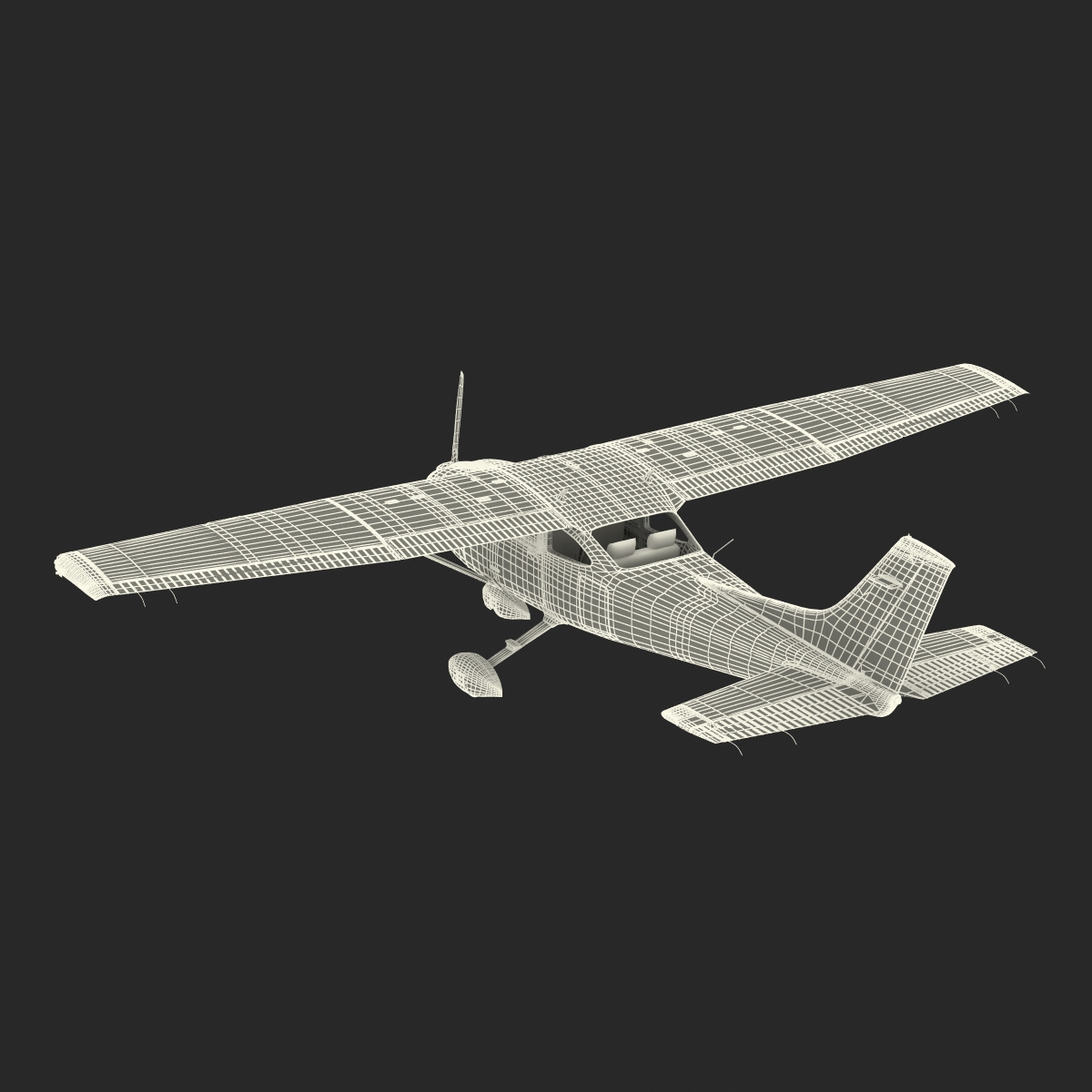 3D Cessna 182 Skylane model