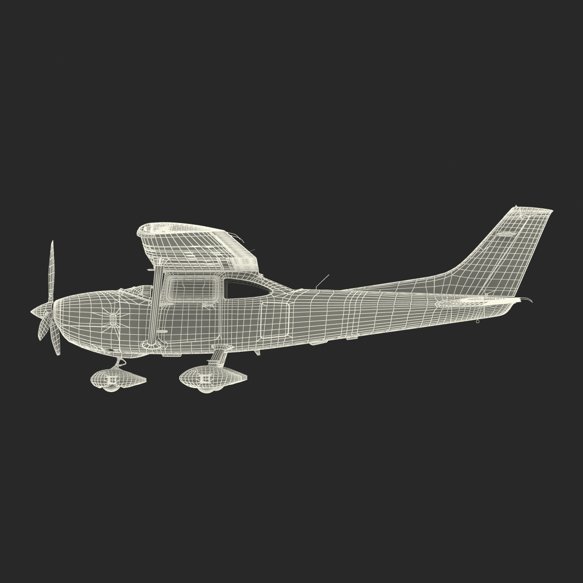 3D Cessna 182 Skylane model