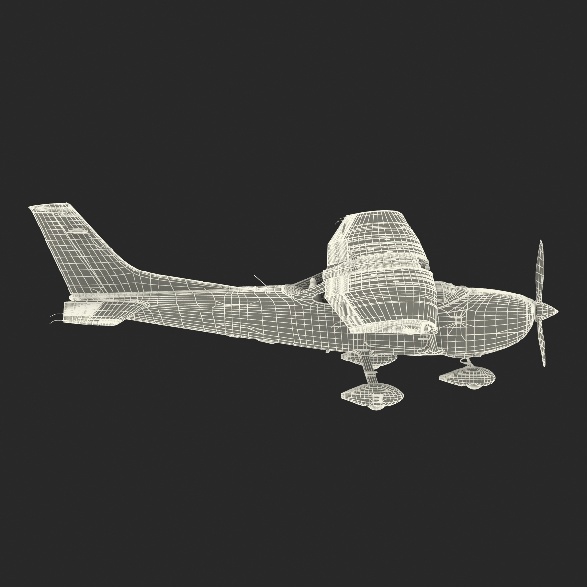 3D Cessna 182 Skylane model