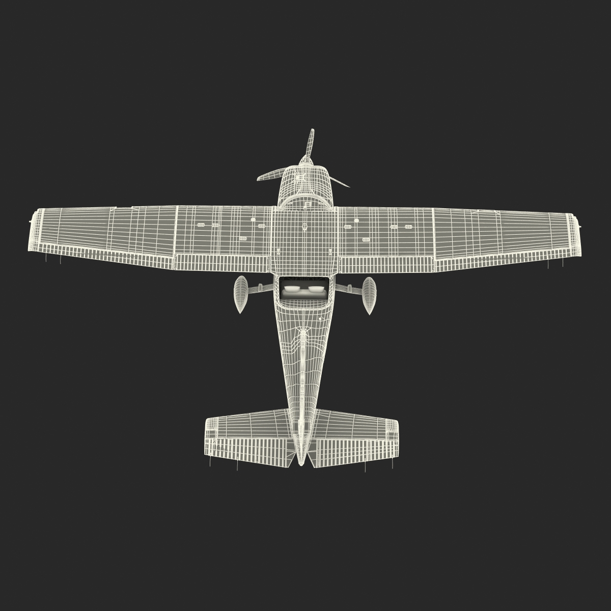 3D Cessna 182 Skylane model