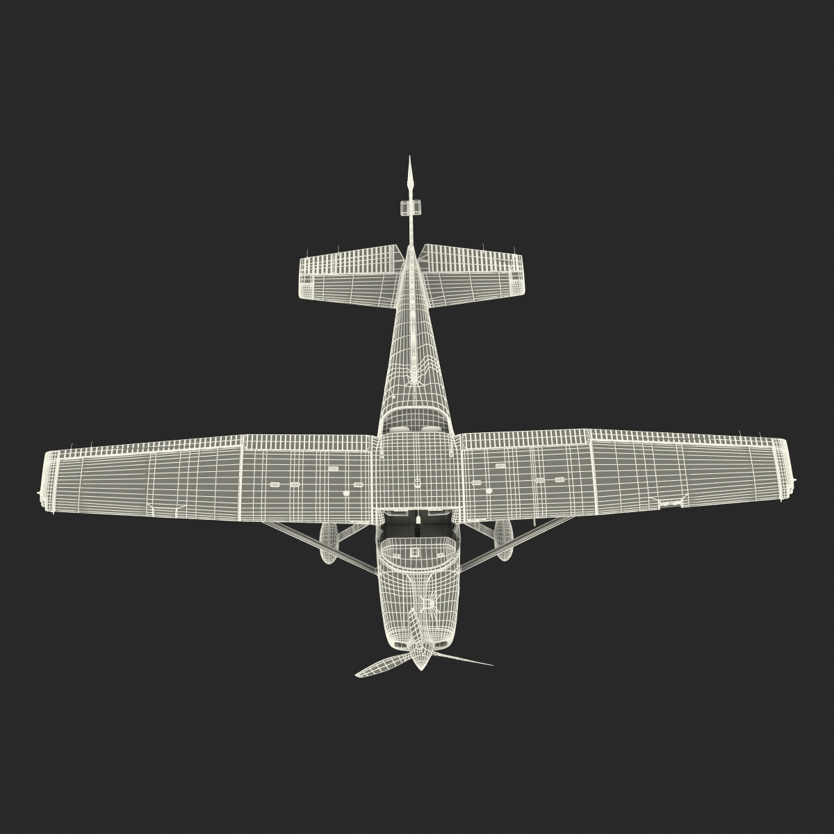 3D Cessna 182 Skylane model