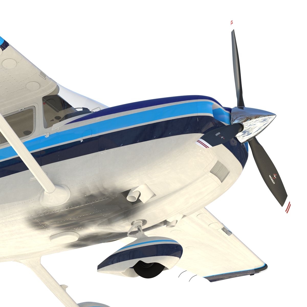 3D model Cessna 182 Skylane Rigged