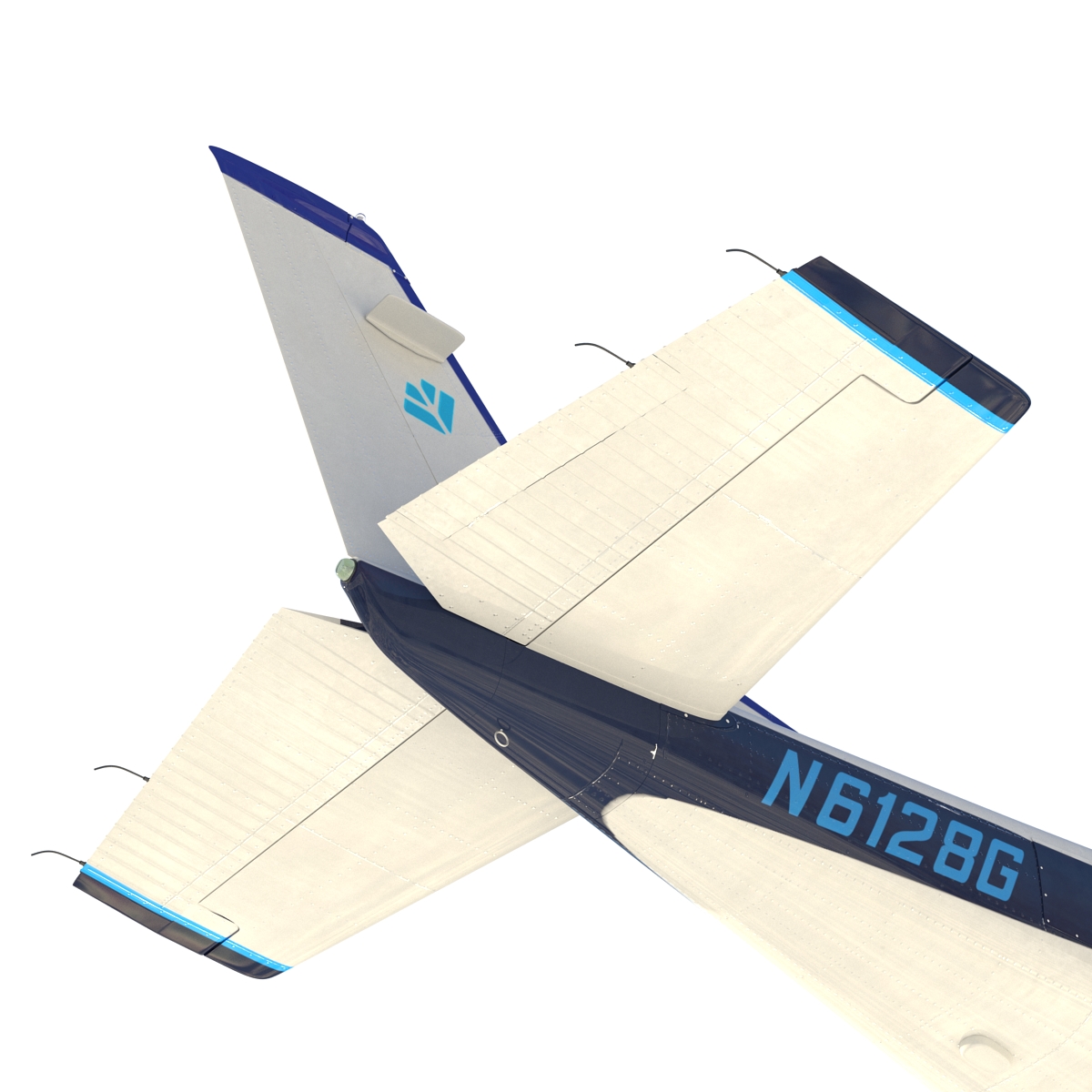 3D model Cessna 182 Skylane Rigged