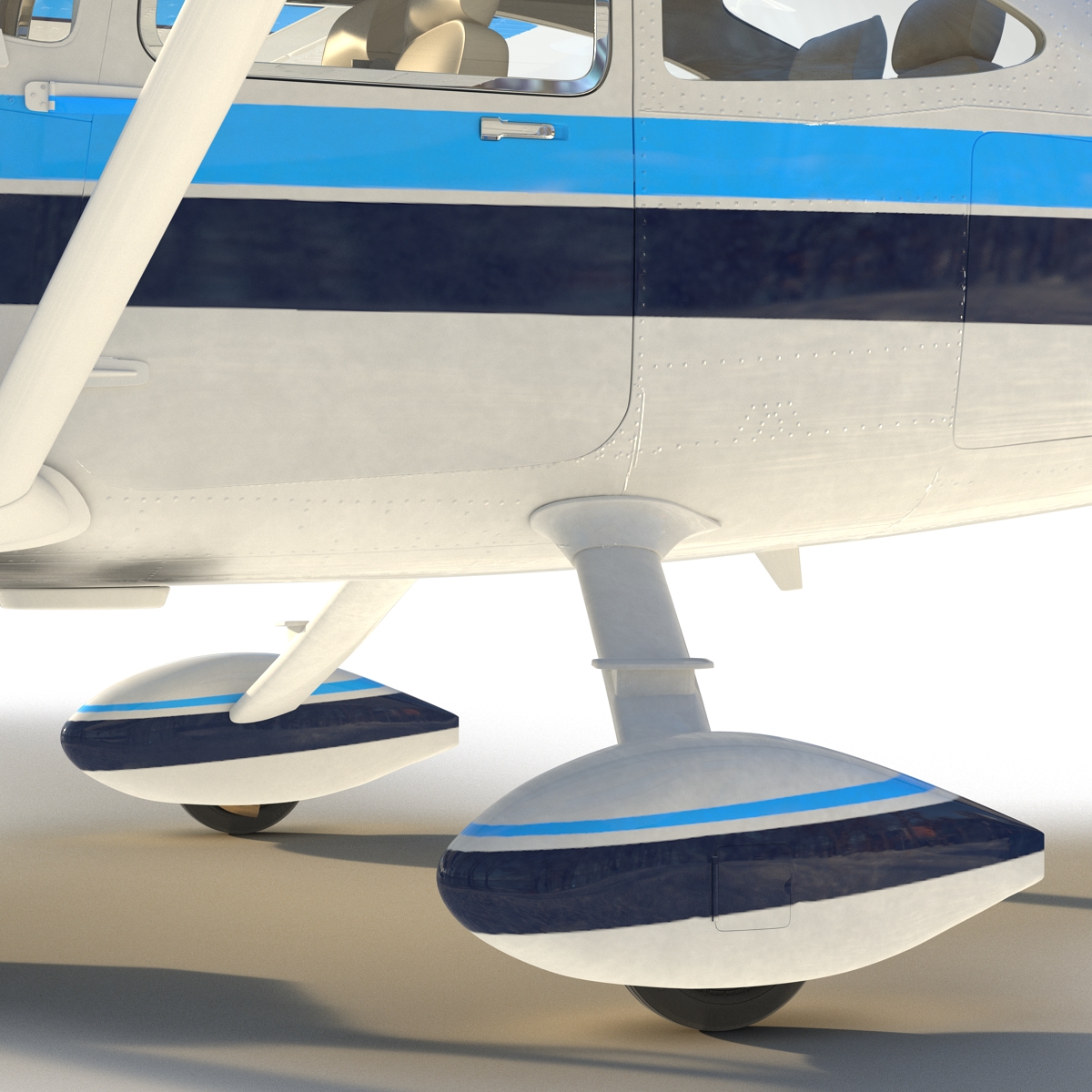 3D model Cessna 182 Skylane Rigged