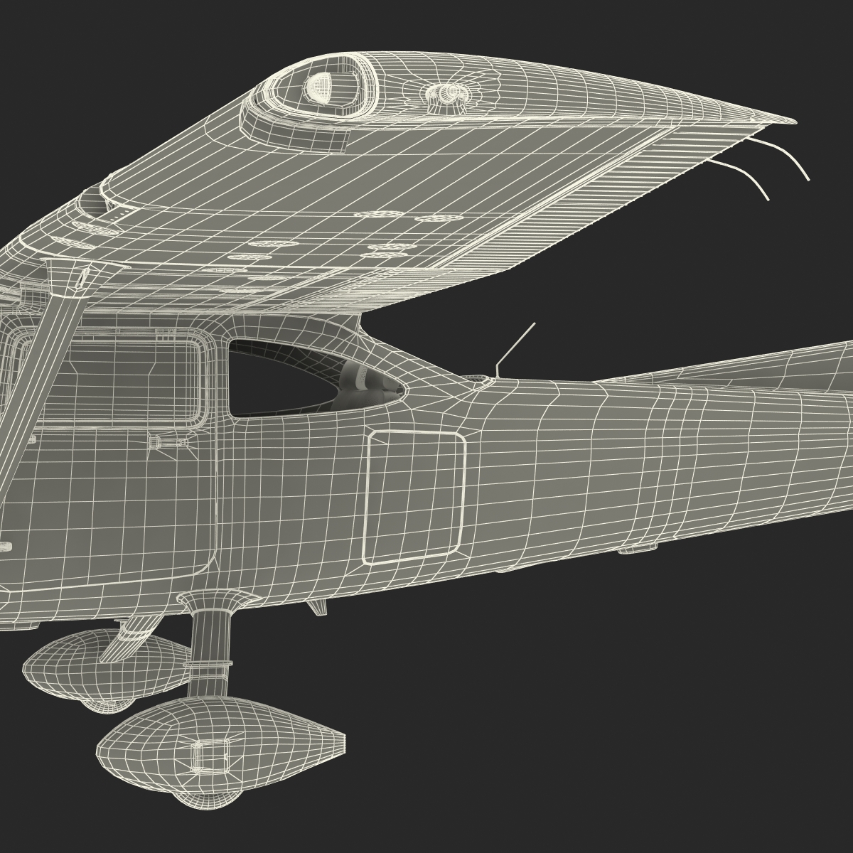 3D model Cessna 182 Skylane Rigged