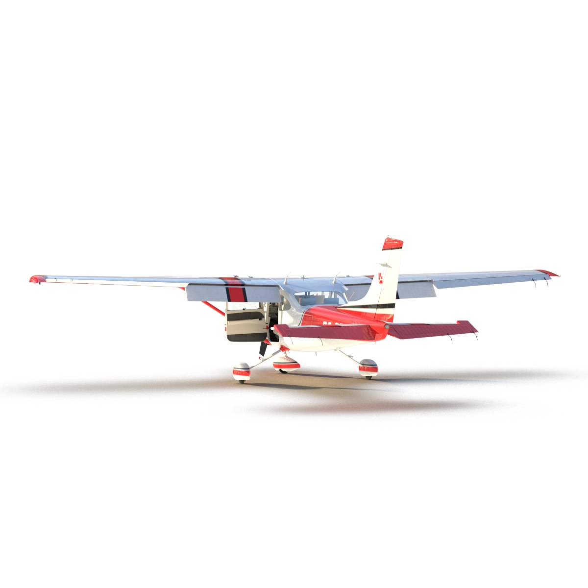 Cessna 182 Skylane Red 3D