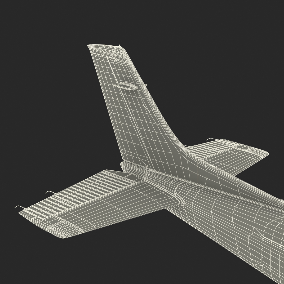 Cessna 182 Skylane Red 3D