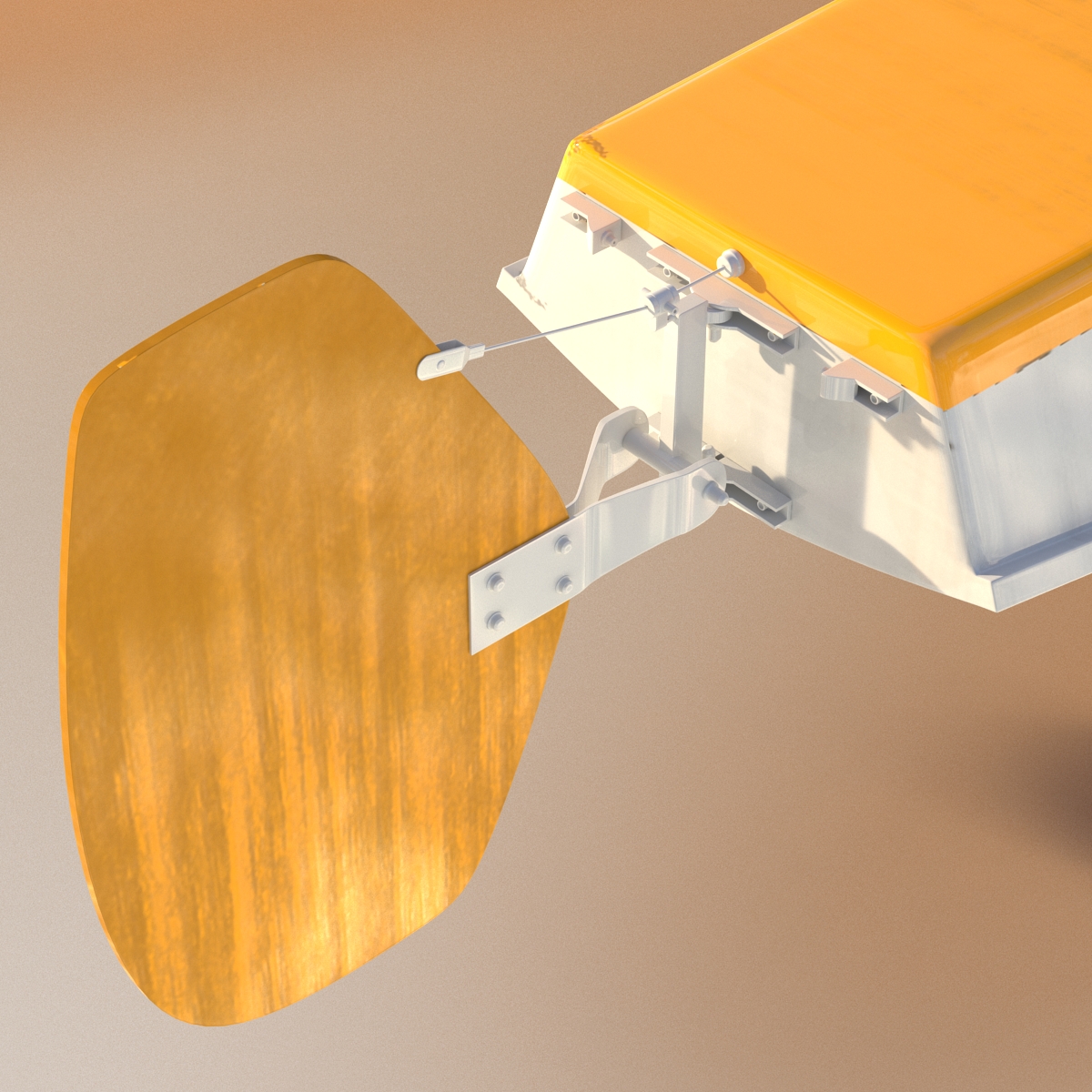 3D model Cessna 182 Skylane on Floats Yellow