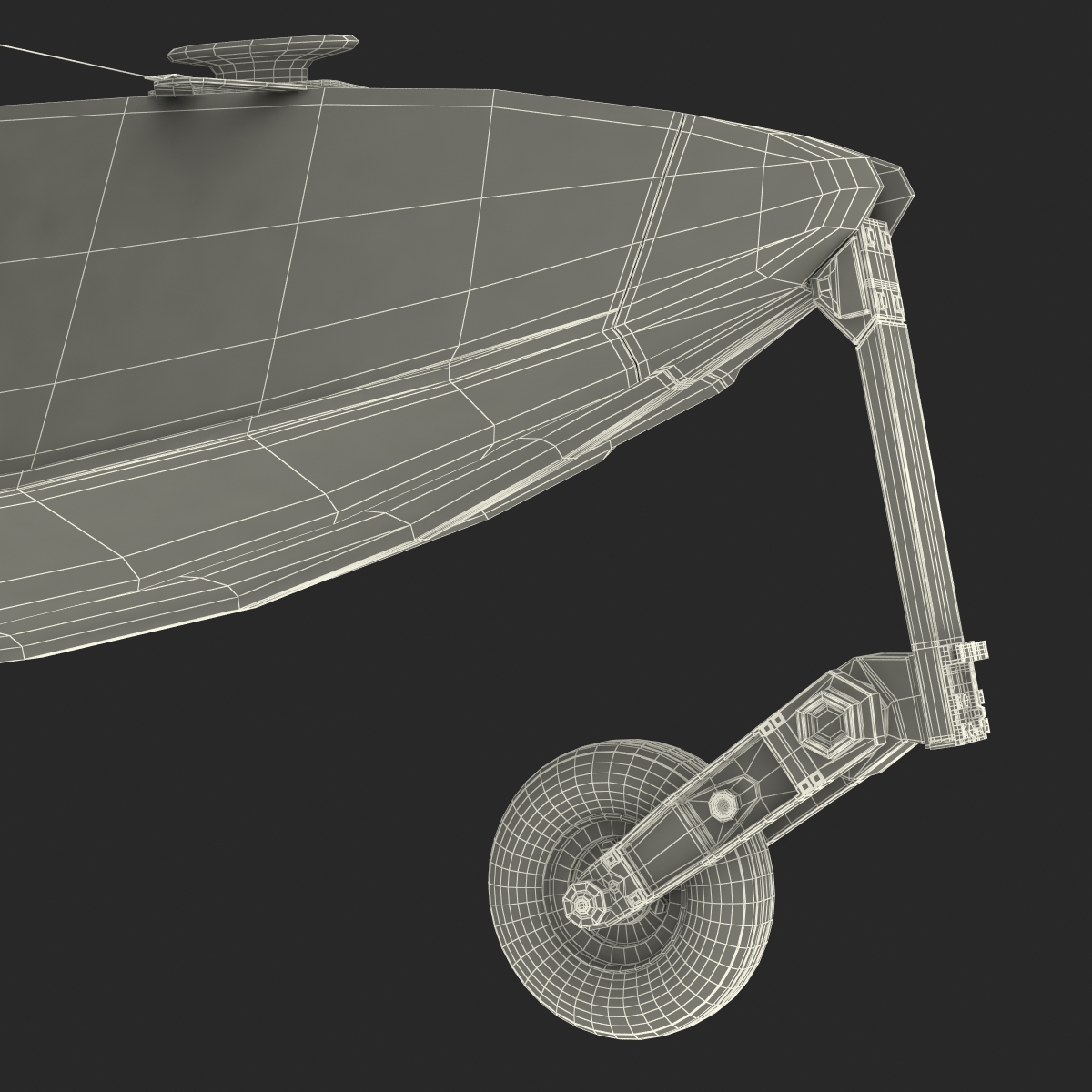 Cessna 182 Skylane on Floats Rigged Red 3D model