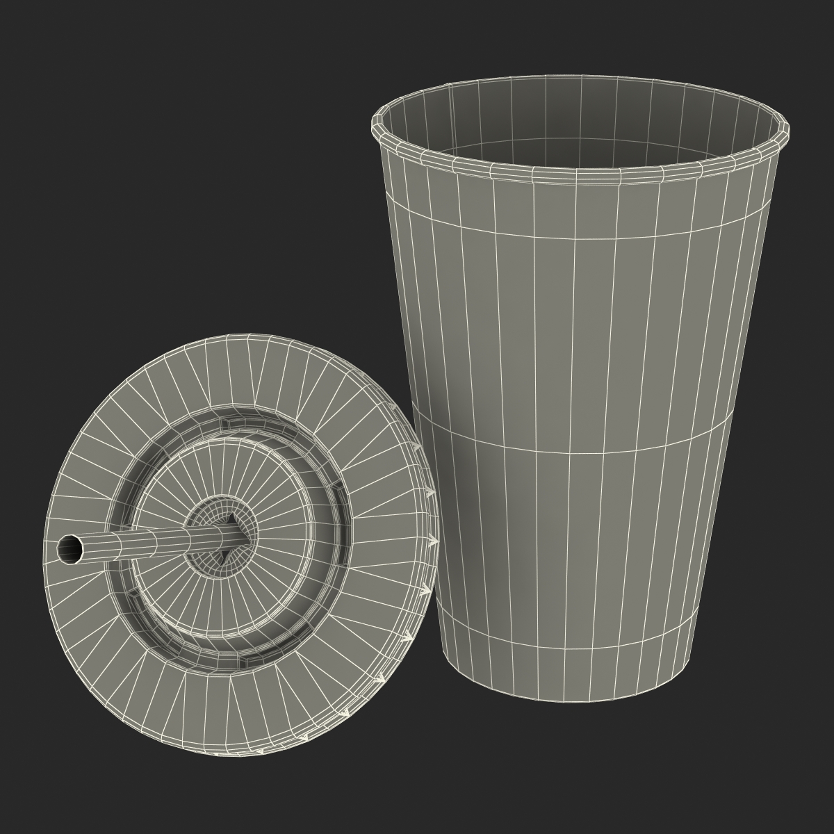 Drink Cup Coca Cola 3D model