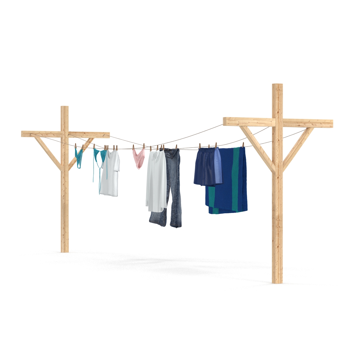 Clothes Line 3D