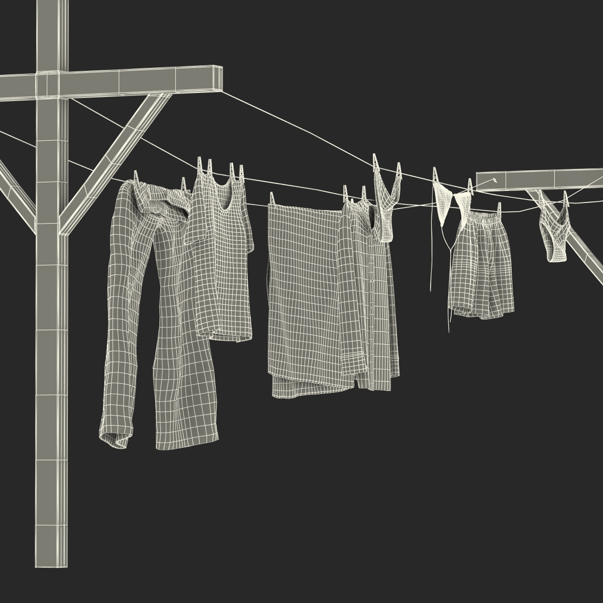 Clothes Line 3D