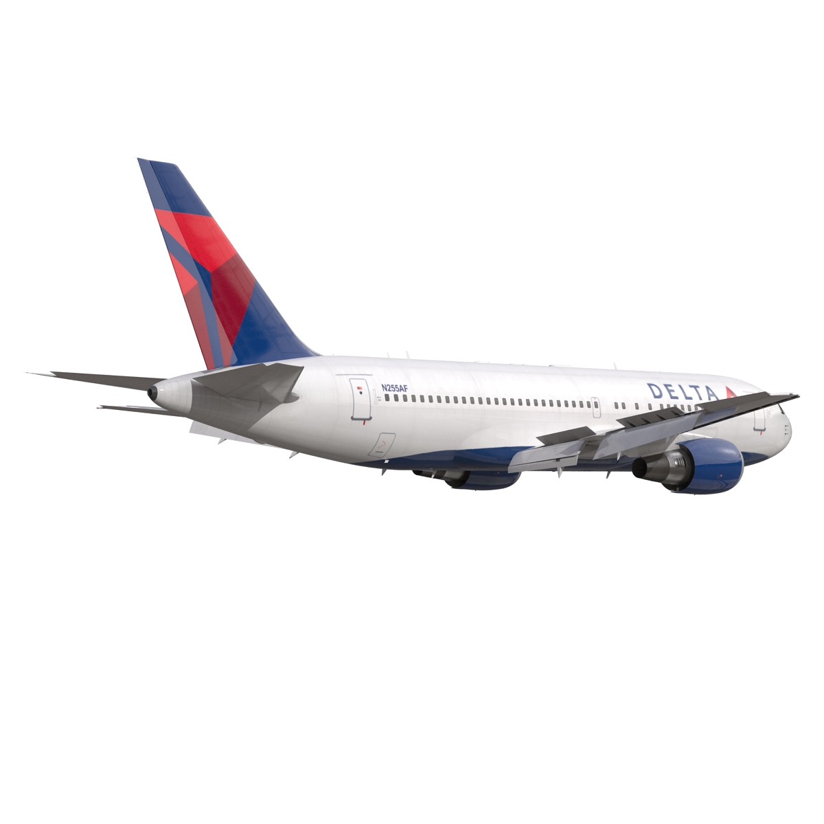 3D model Boeing 767-200 Delta Air Lines