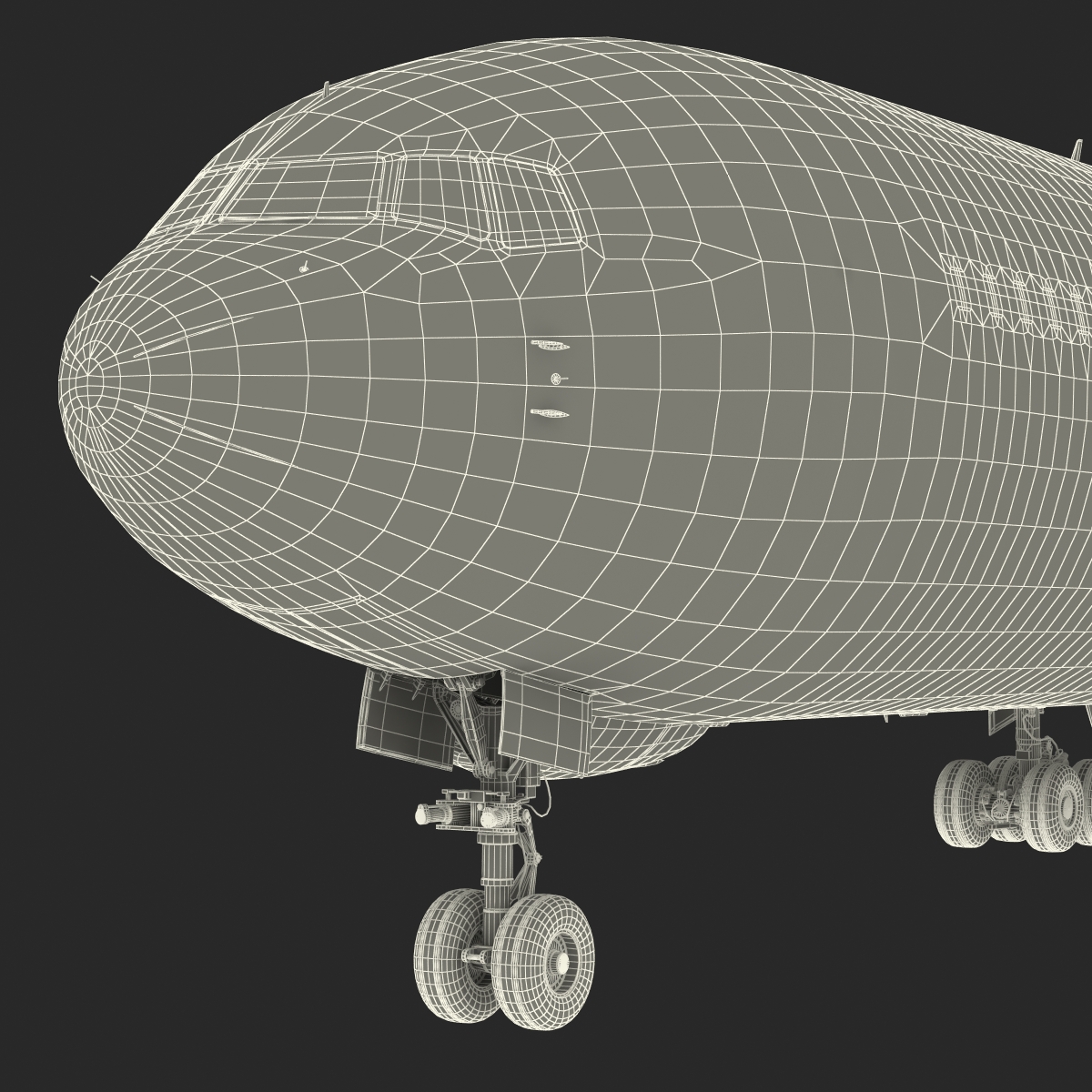 3D model Boeing 767-200 Delta Air Lines