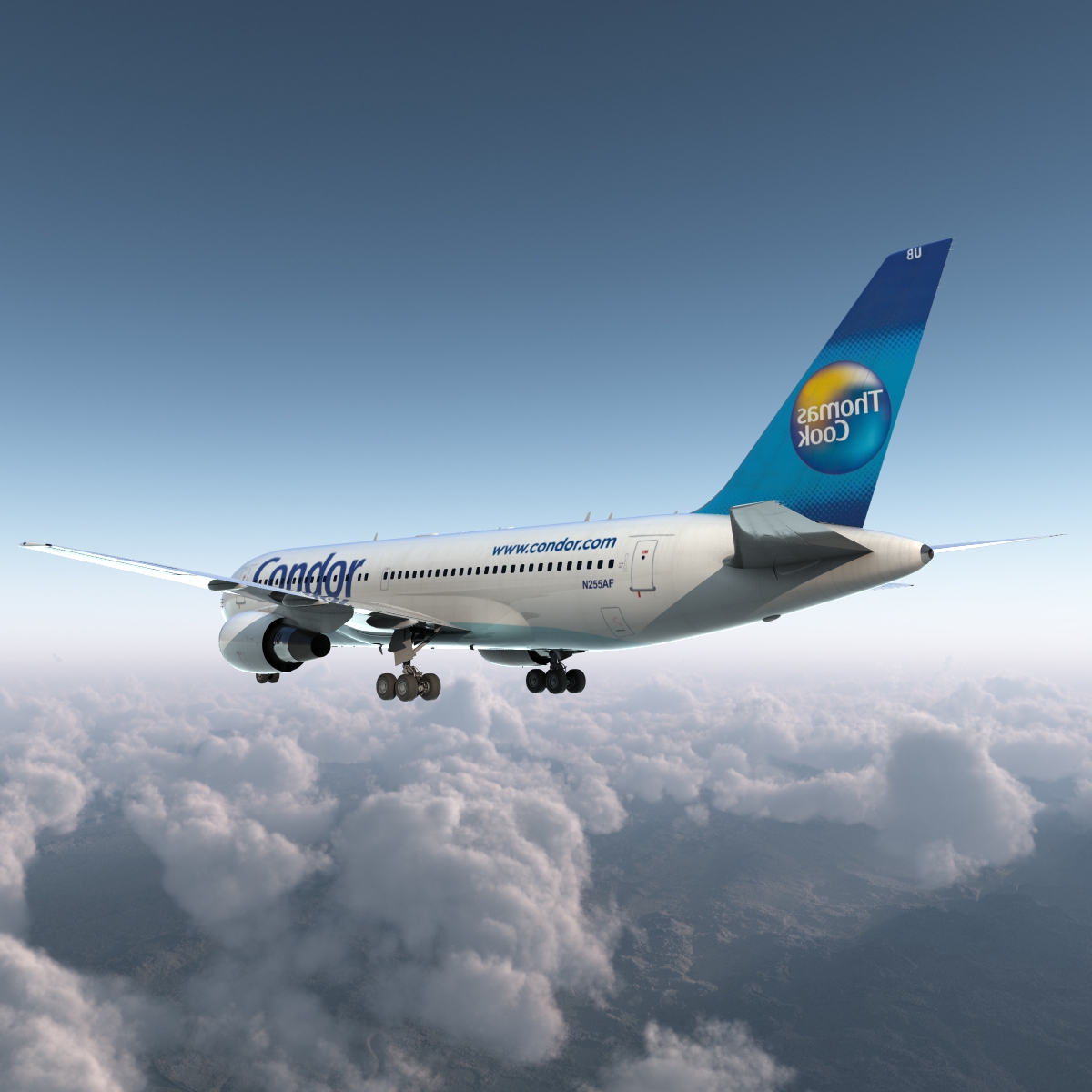 Boeing 767-200 Condor Flugdienst 3D