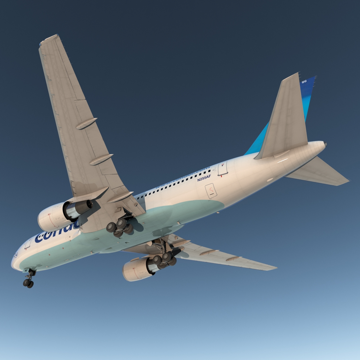 Boeing 767-200 Condor Flugdienst 3D