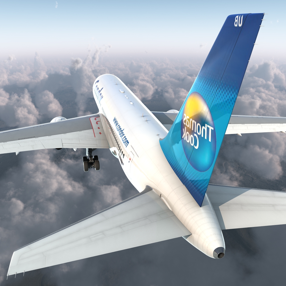 Boeing 767-200 Condor Flugdienst 3D