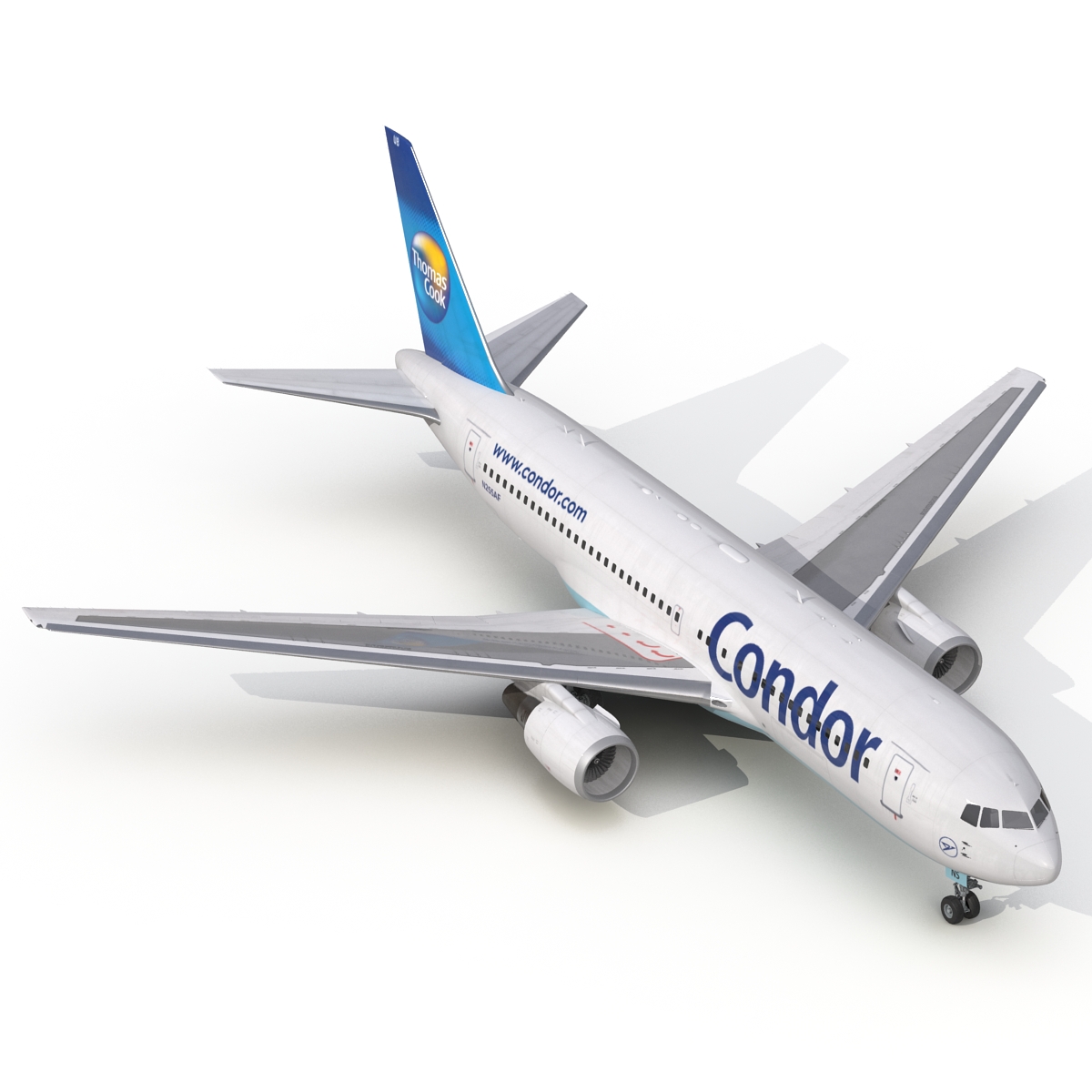 Boeing 767-200 Condor Flugdienst 3D