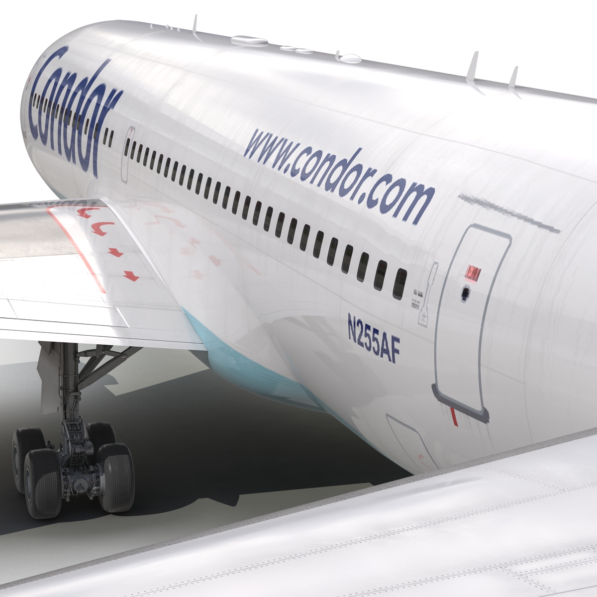 Boeing 767-200 Condor Flugdienst 3D