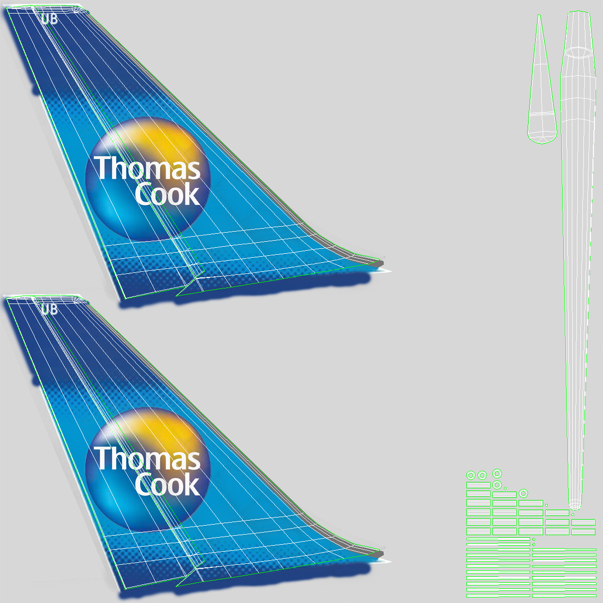 Boeing 767-200 Condor Flugdienst 3D