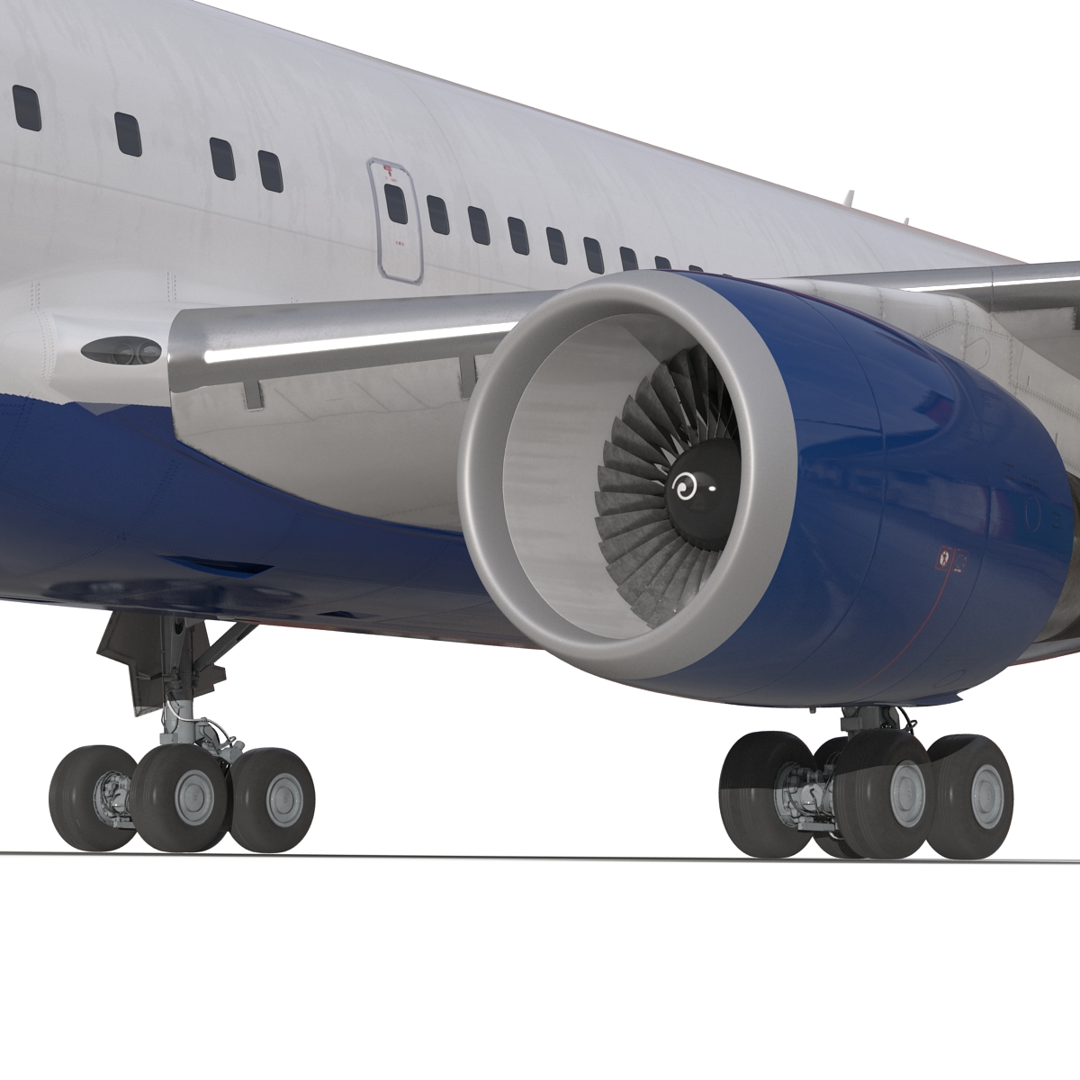 3D model Boeing 767-200 British Airways