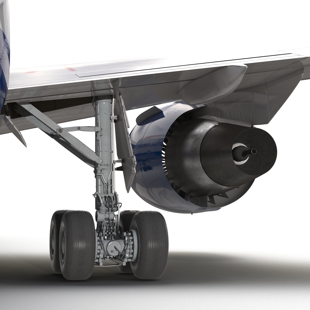 3D model Boeing 767-200 British Airways