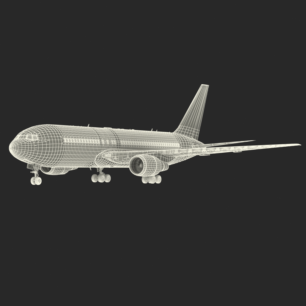 3D model Boeing 767-200 British Airways