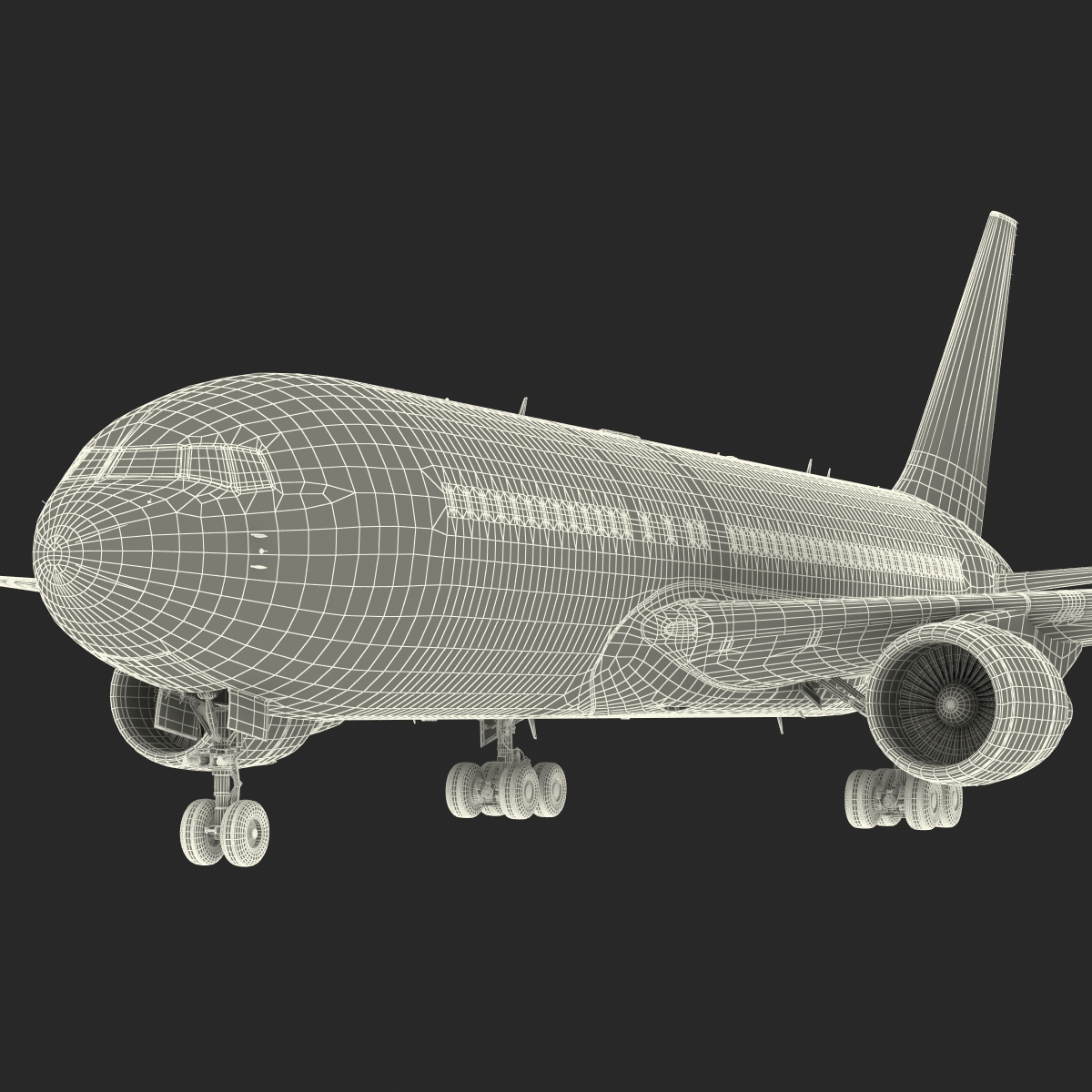 3D model Boeing 767-200 British Airways