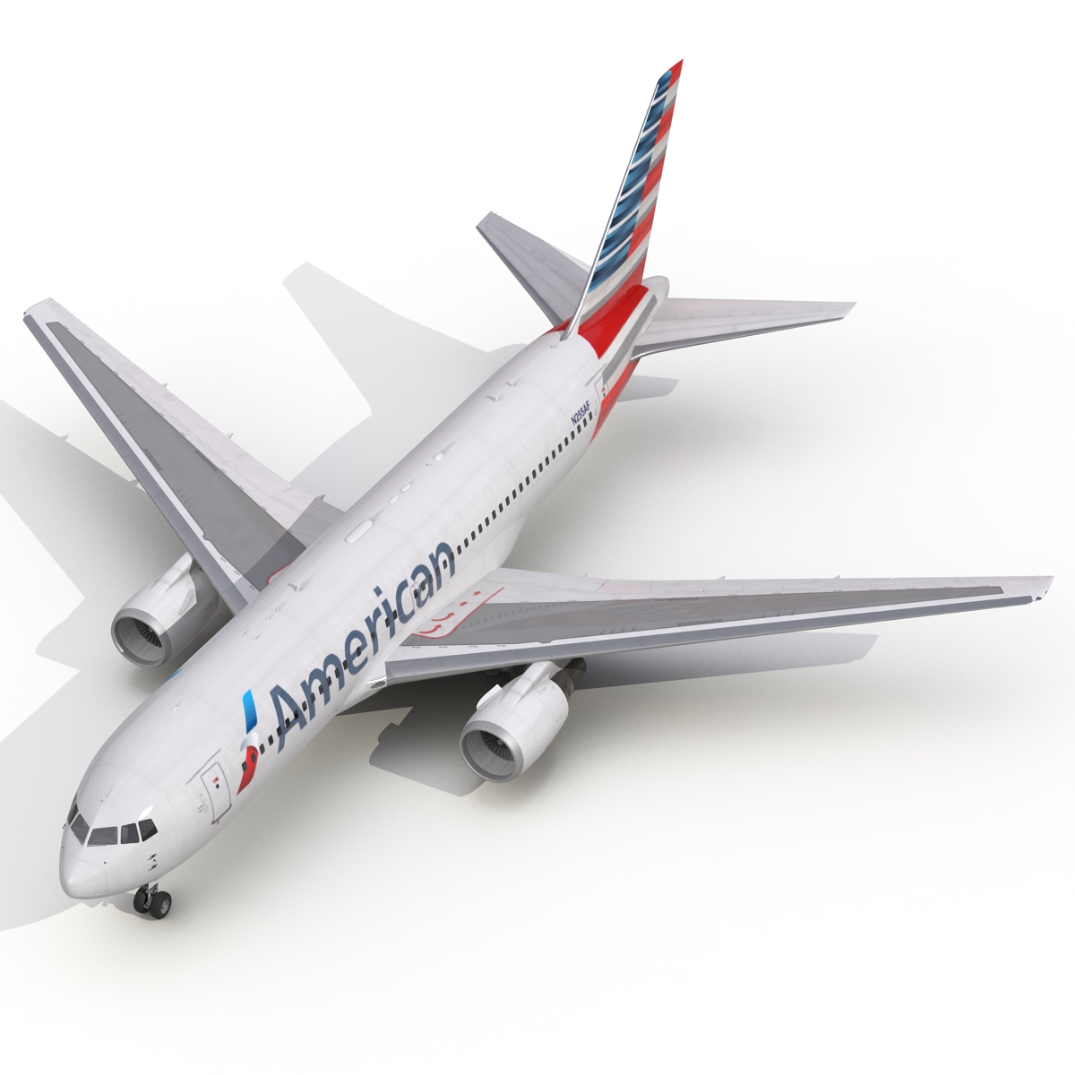 Boeing 767 200 American Airlines 3D