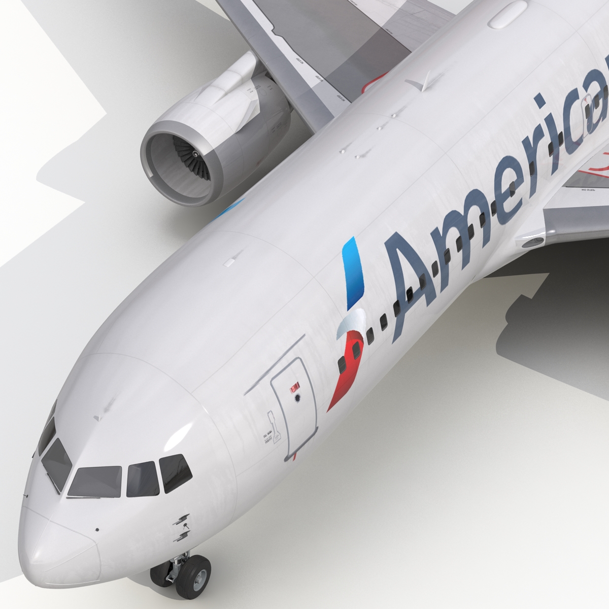 Boeing 767 200 American Airlines 3D