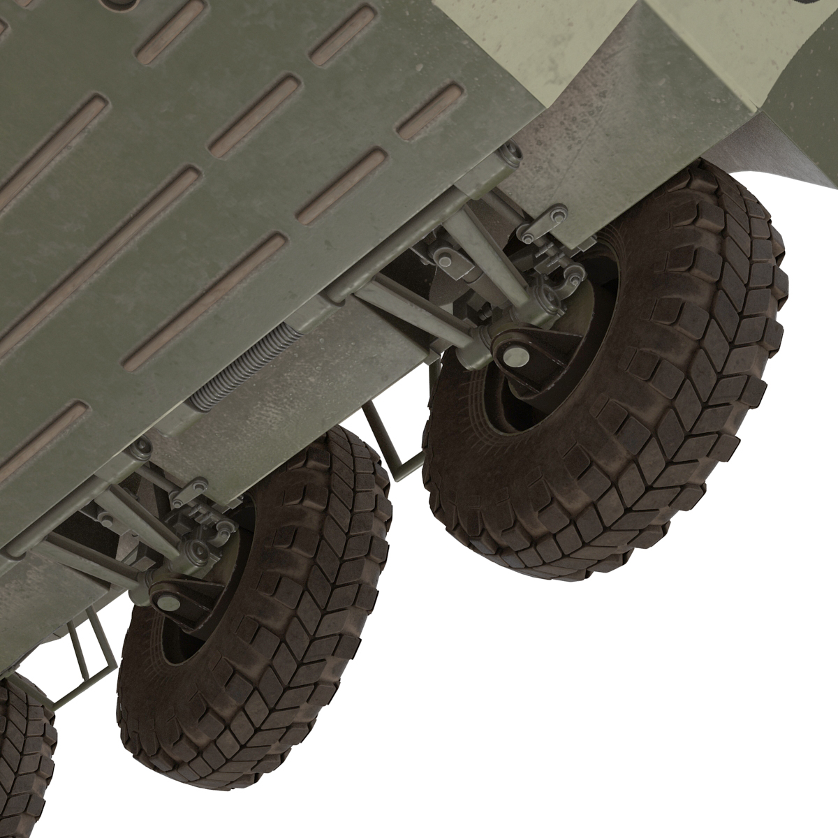 3D BTR 80 Rigged model