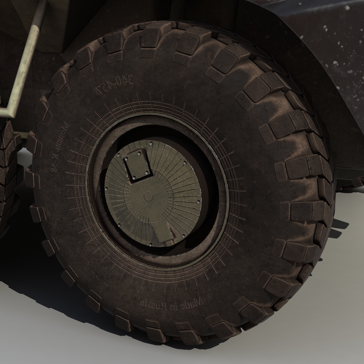 3D BTR 80 Rigged model