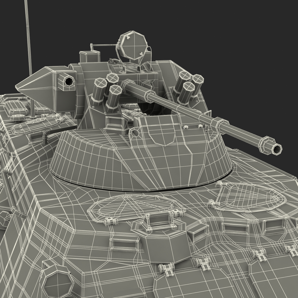 BTR 80A Rigged 3D model