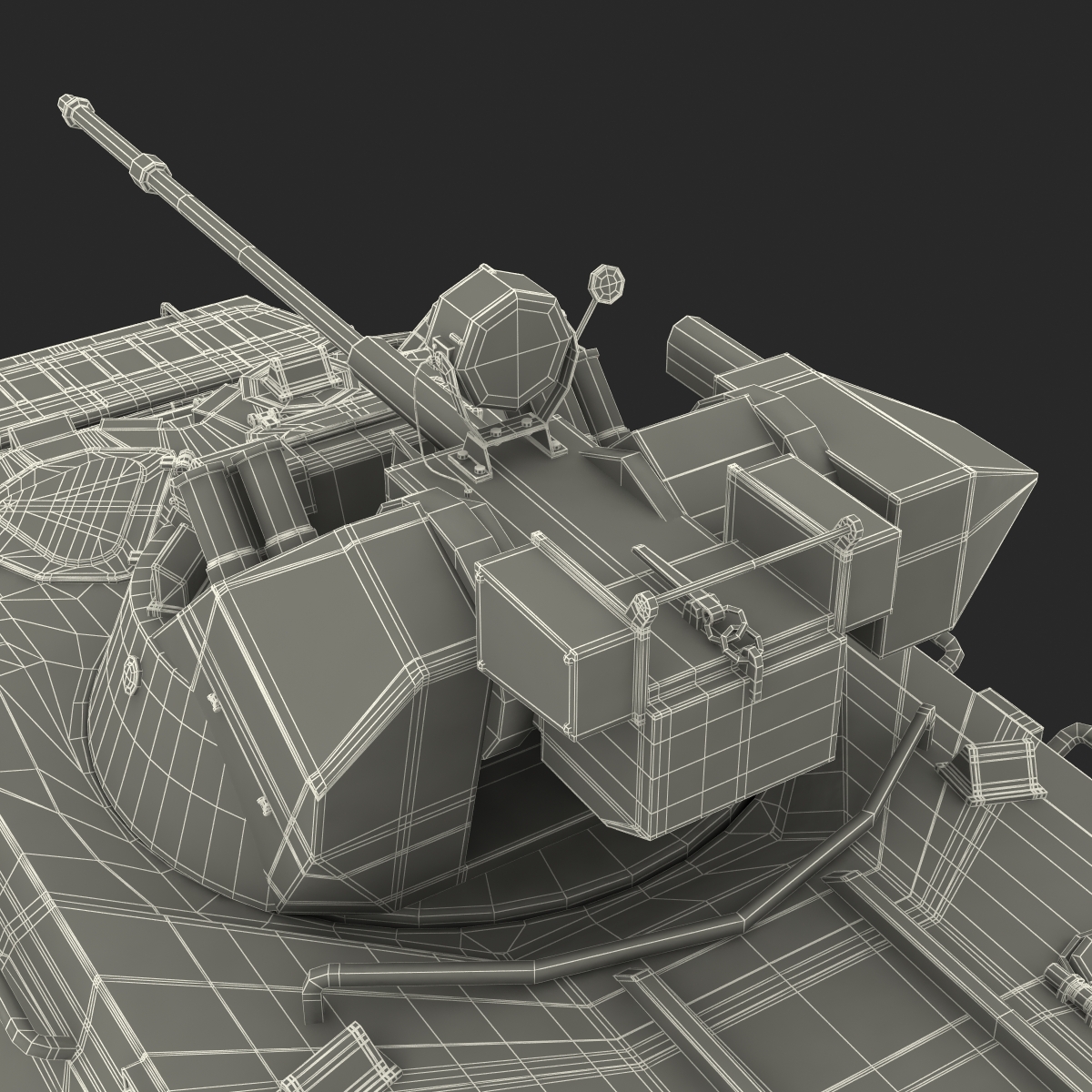 BTR 80A Rigged 3D model