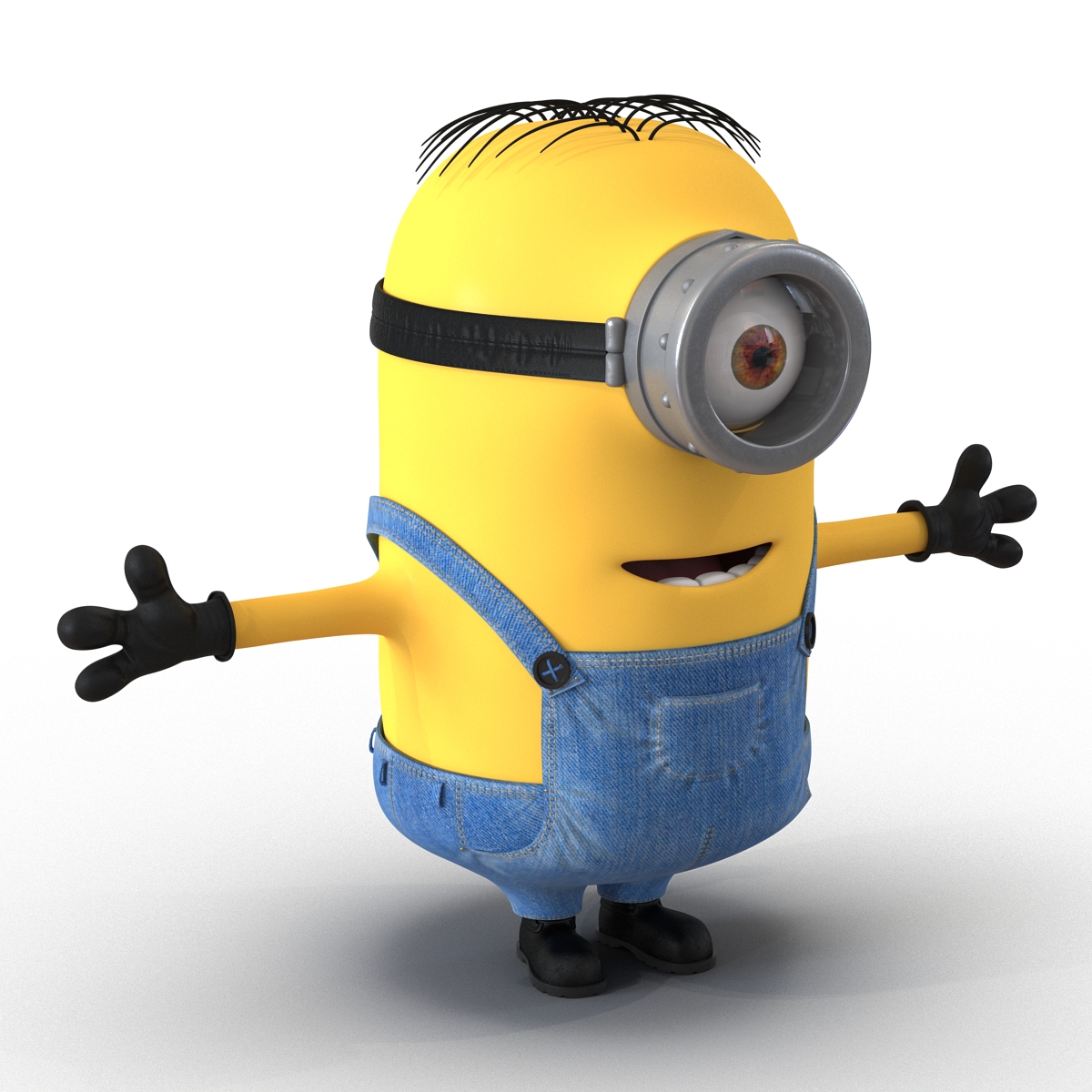 3D Short One Eyed Minion