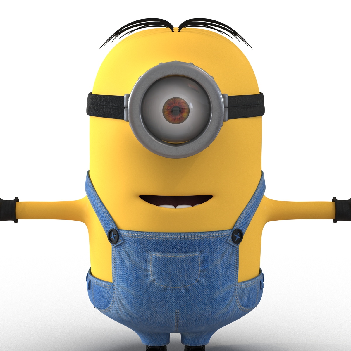 3D Short One Eyed Minion