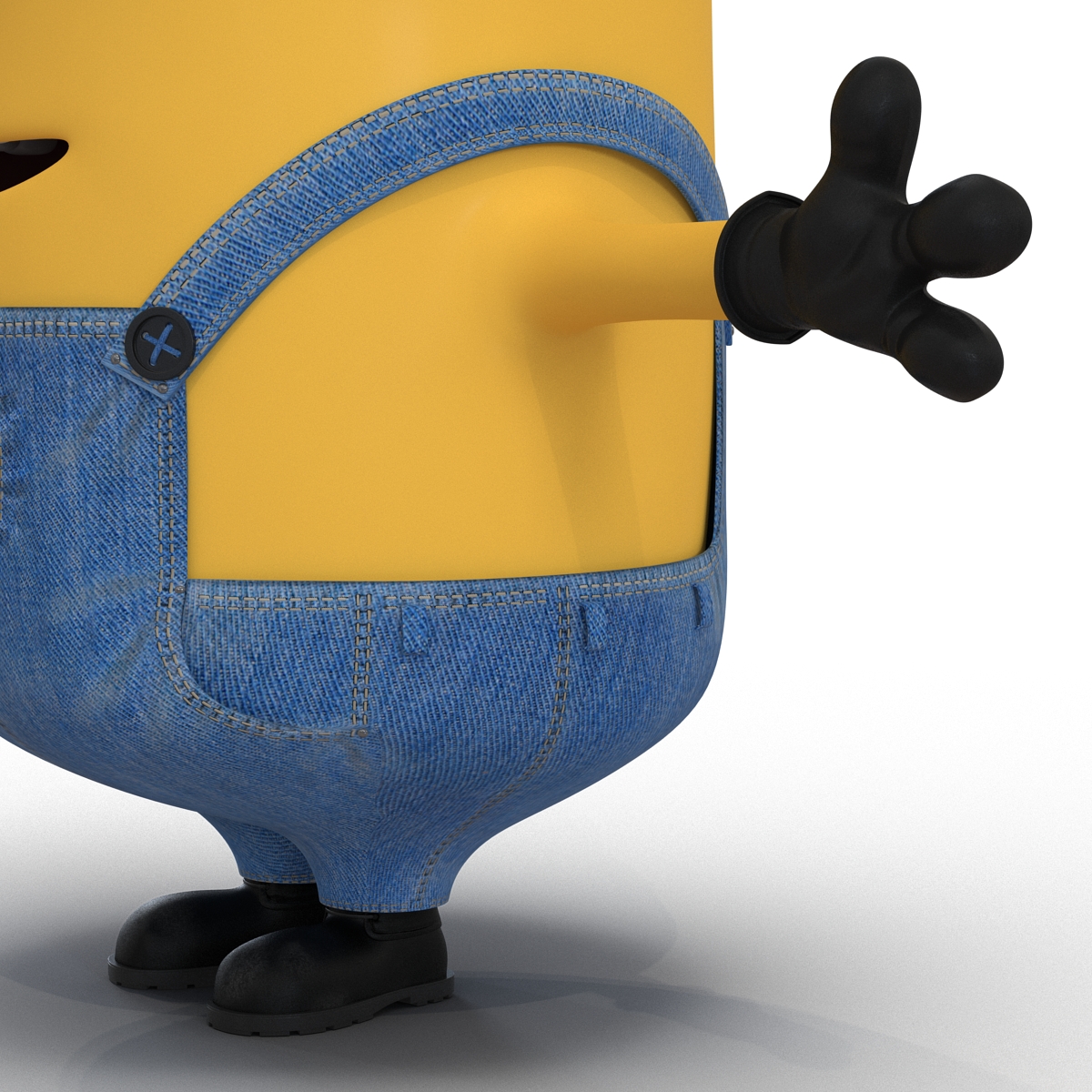 3D Short One Eyed Minion