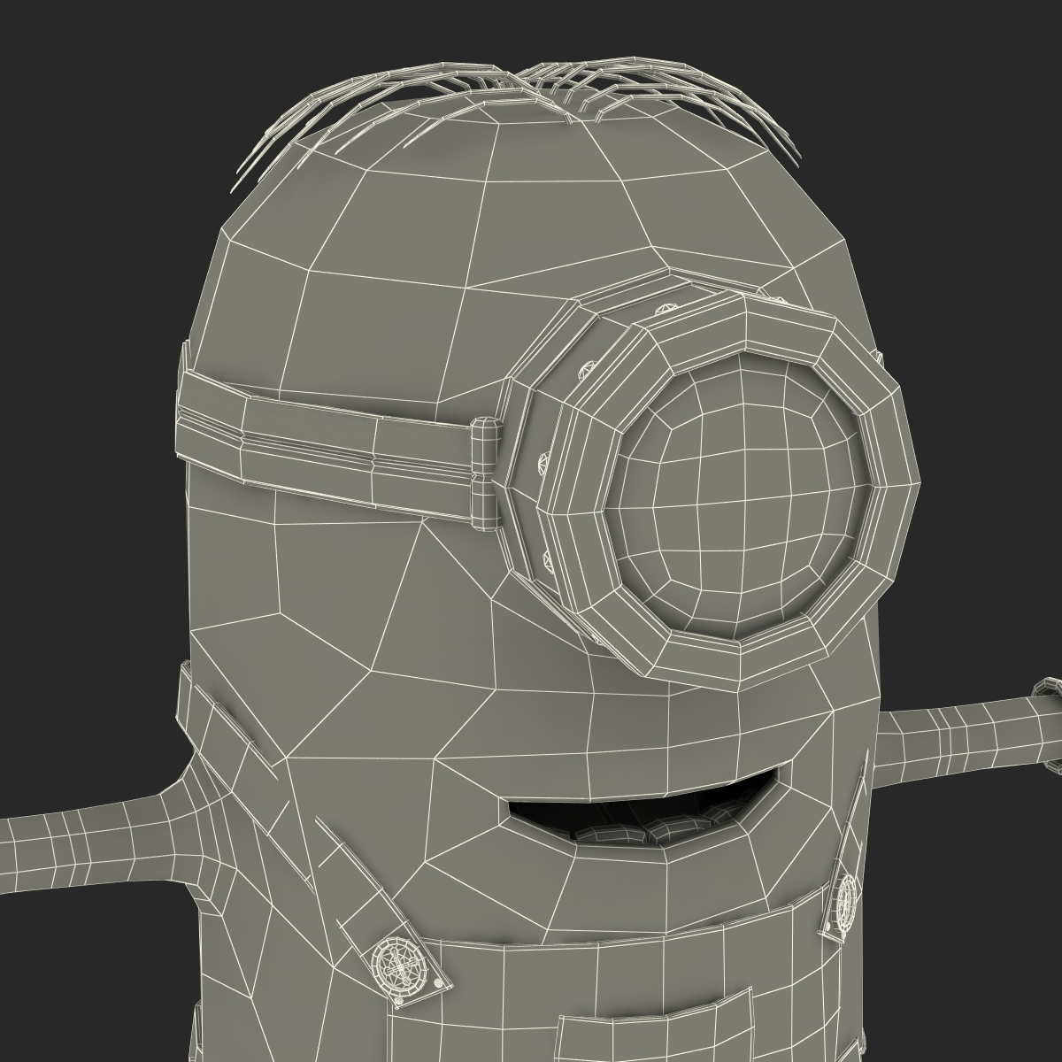 3D Short One Eyed Minion