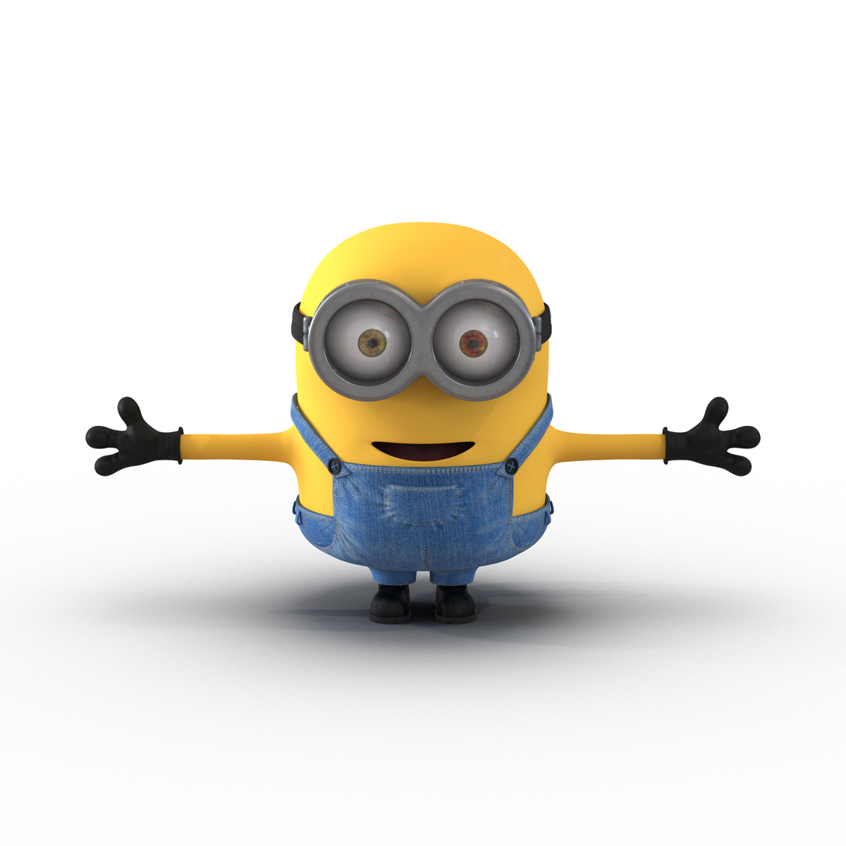 3D Short Two Eyed Minion