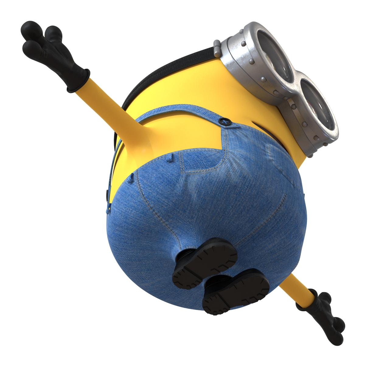 3D Short Two Eyed Minion